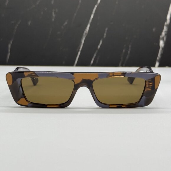 NEW GG1331S 006 GUCCI SUNGLASSES GREY HAVANA BROWN UNISEX EYEWEAR GUCCI - Picture 6 of 16